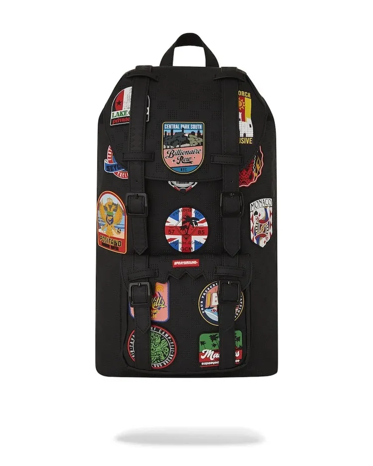 PLECAK Z APLIKACJAMI "GLOBAL MOGUL BILLIONAIRE"