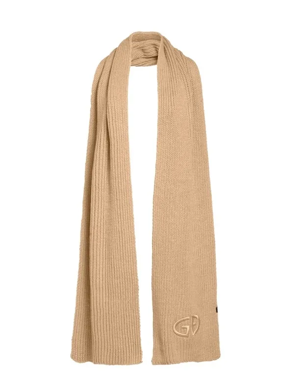 DZIANINOWY SZALIK Z LOGO "VALENTINA"