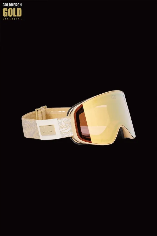 LIMITOWANA KOLEKCJA GOLDBERGH GOLD EXCLUSIVE GOGLE NARCIARSKIE W ZWIERZĘCY PRINT "VEIL"