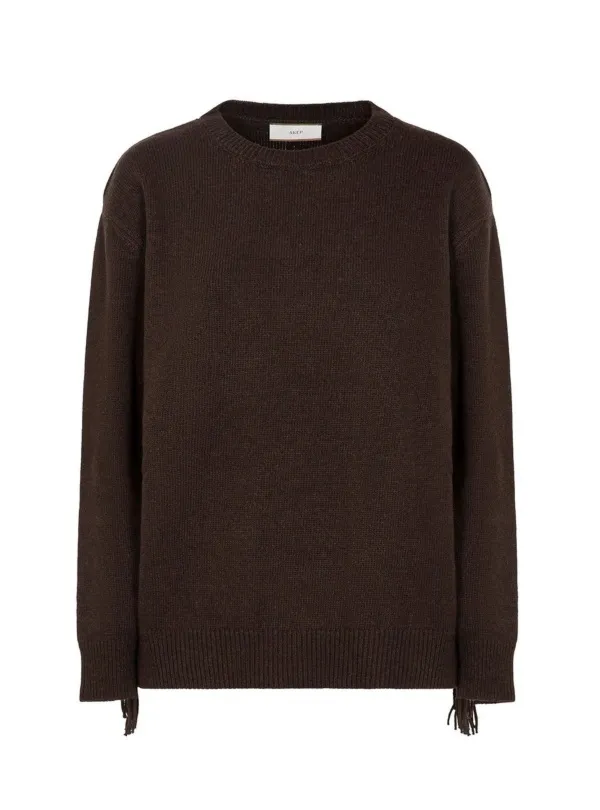 SWETER Z OZDOBNYMI FRĘDZLAMI