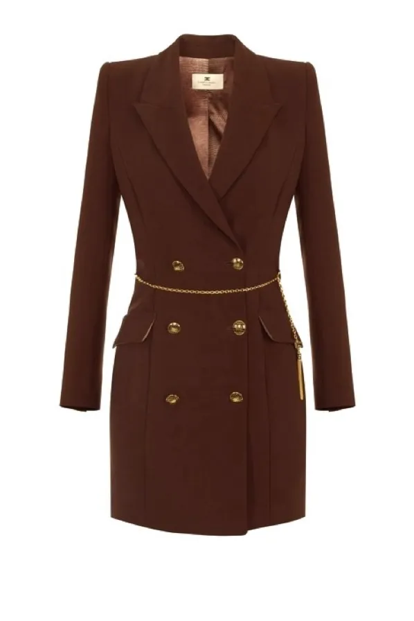 MARYNARKOWA SUKIENKA Z OZDOBNYMI GUZIKAMI