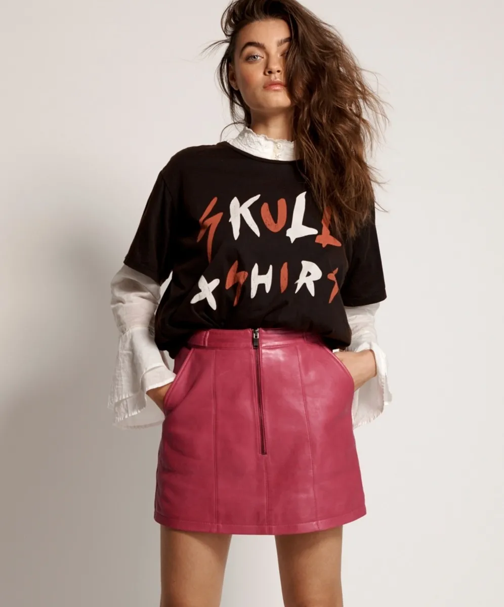 ONETEASPOON SPÓDNICA CERISE