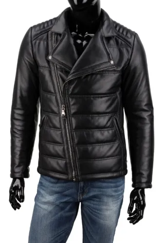 LSR450 - Ocieplana Ramoneska Męska z kapturem DORJAN