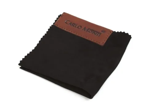 Elegancka ściereczka do okularów, ekranów LCD i optyki - czarna BR