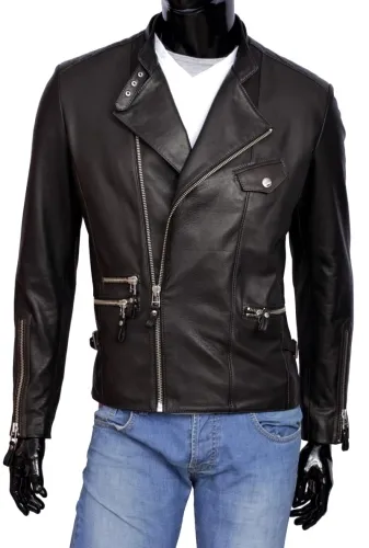 LEO950_3 - Ramoneska Męska z wydłużonym tyłem DORJAN