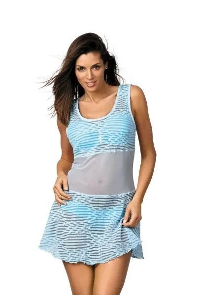 Tunika plażowa Marko Vivian Fata-Bianco M-414 (6)