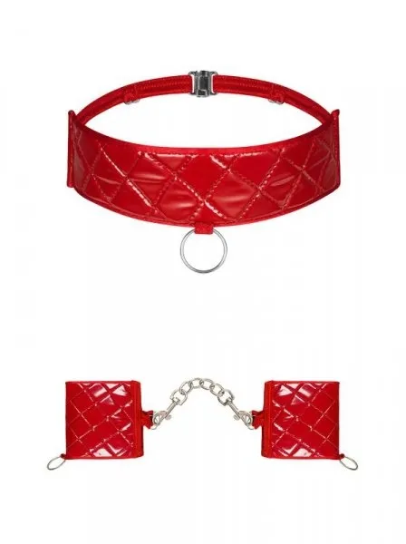 Kajdanki i choker Hunteria Obsessive