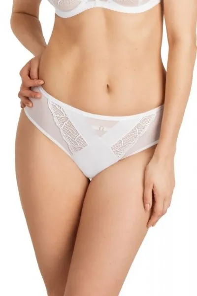 Figi damskie Gorsenia Forever white 851