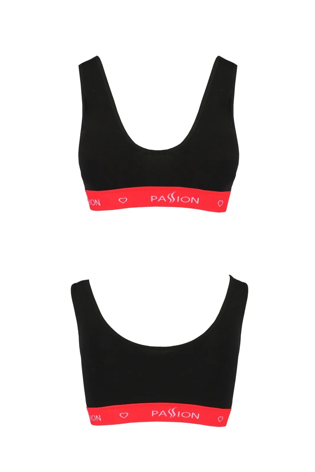 Biustonosz sportowy - PS003 TOP black