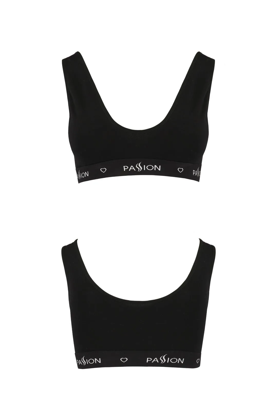 Biustonosz sportowy - PS004 TOP black