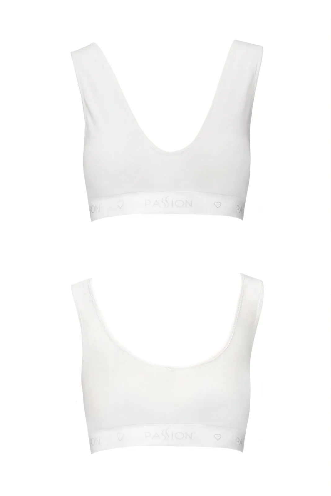 Biustonosz sportowy - PS005 TOP white
