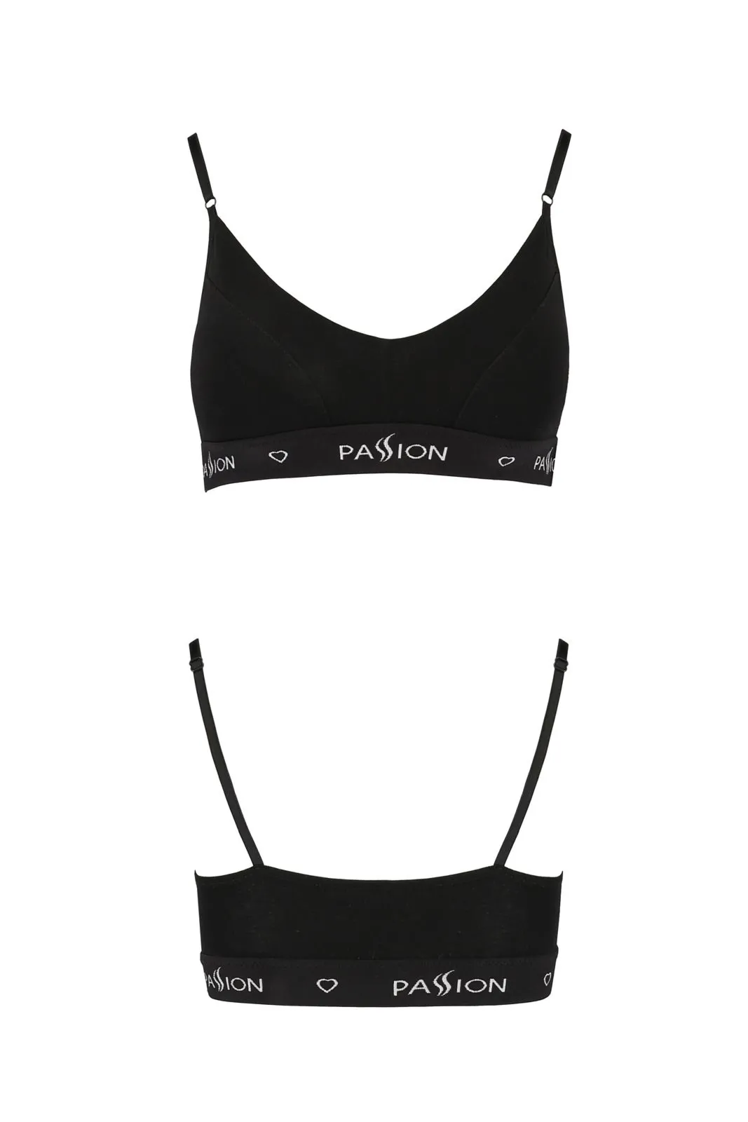 Biustonosz sportowy - PS009 TOP black