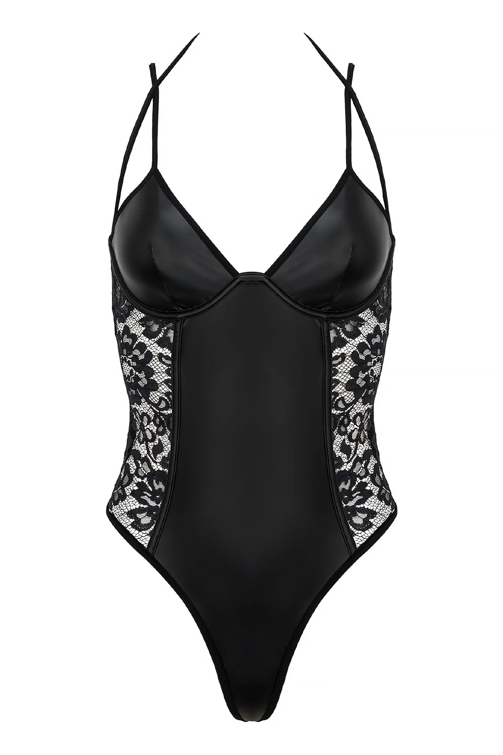 Body koronkowe - Celadine body black