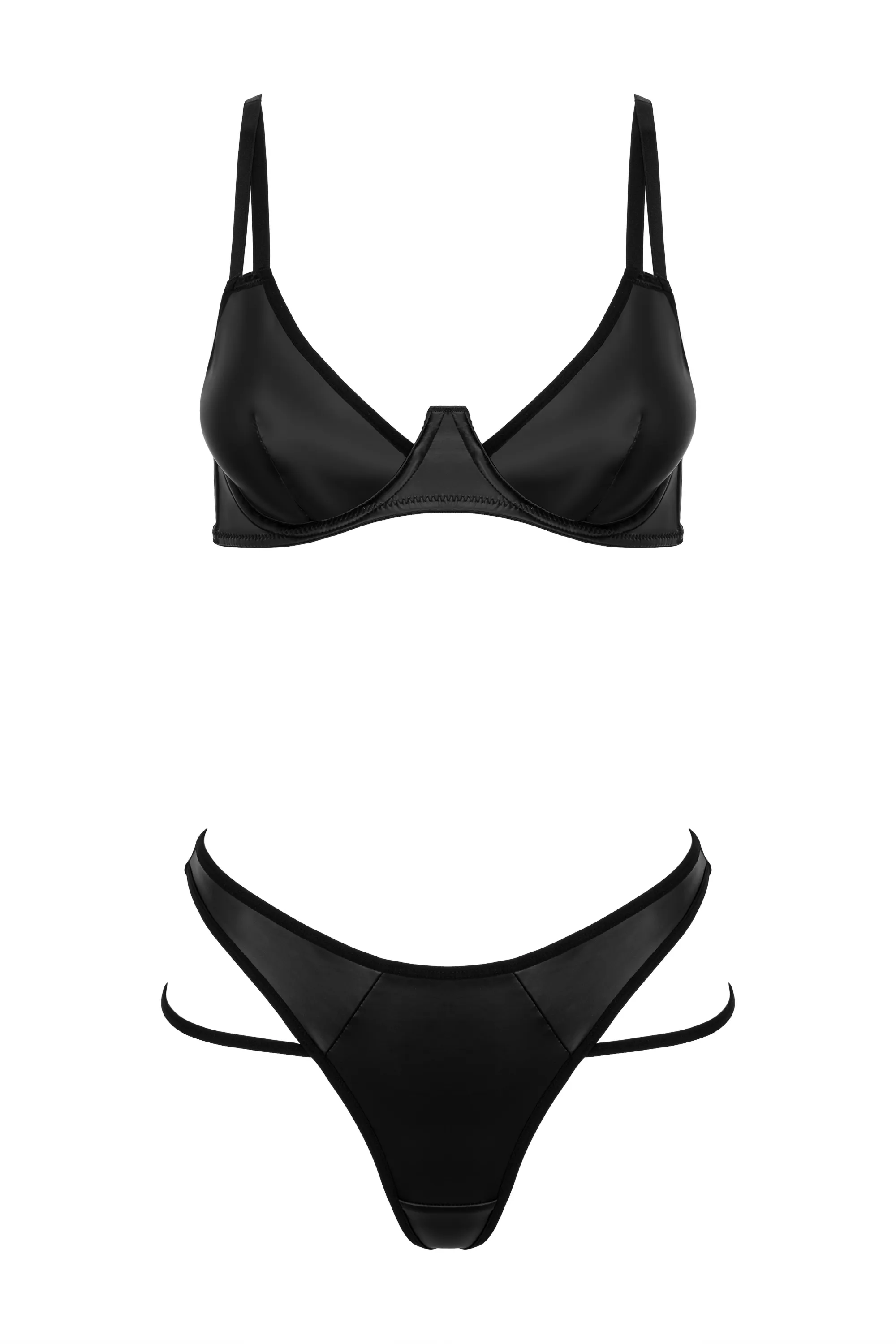 Komplet bielizny - Blackelia 2pcs set black