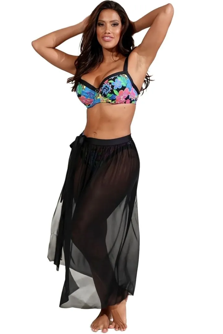 Spódniczka plażowa Dancing2 19 czarna