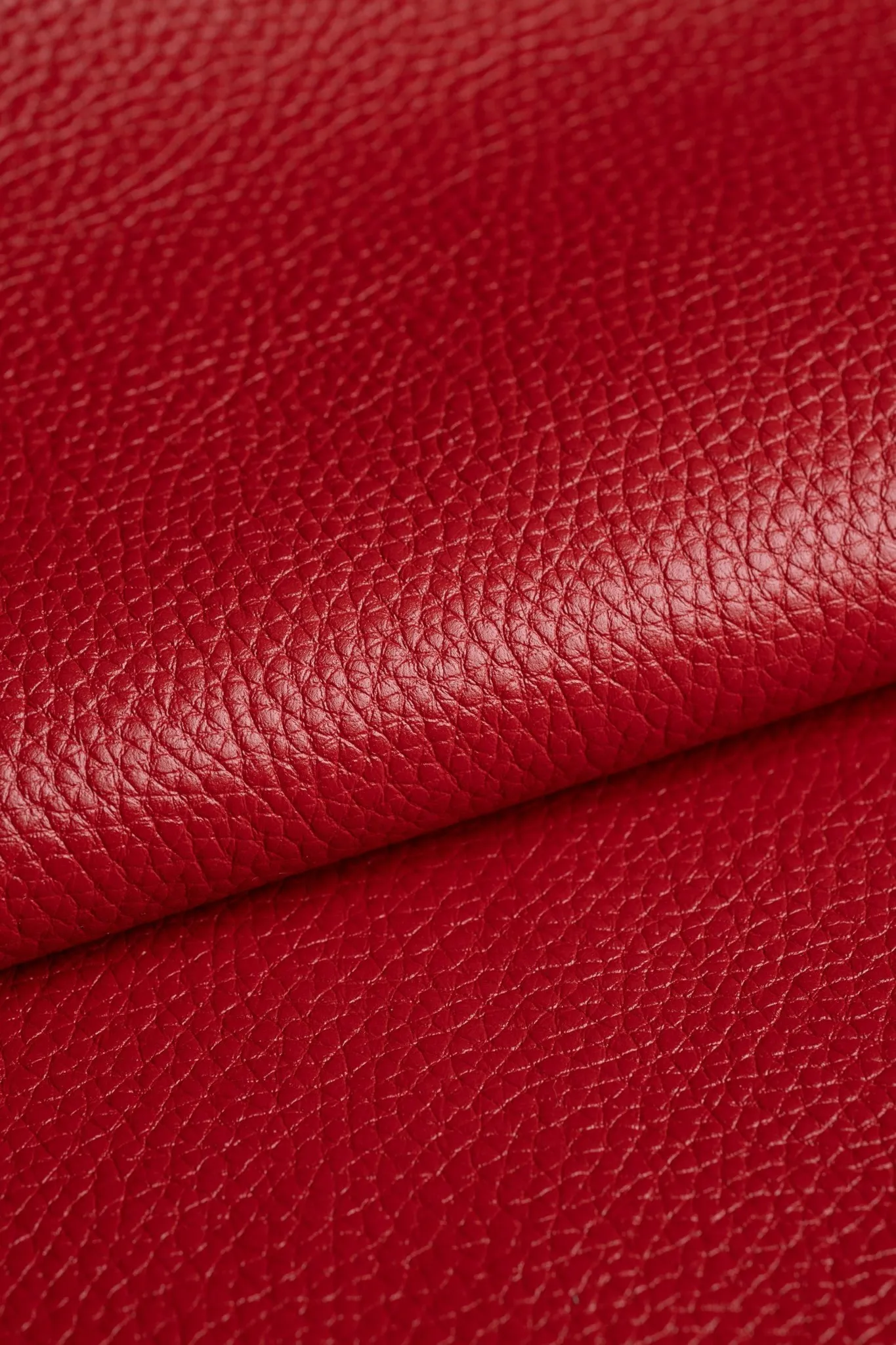 CHWOST - skórzany brelok do torebki - czerwony