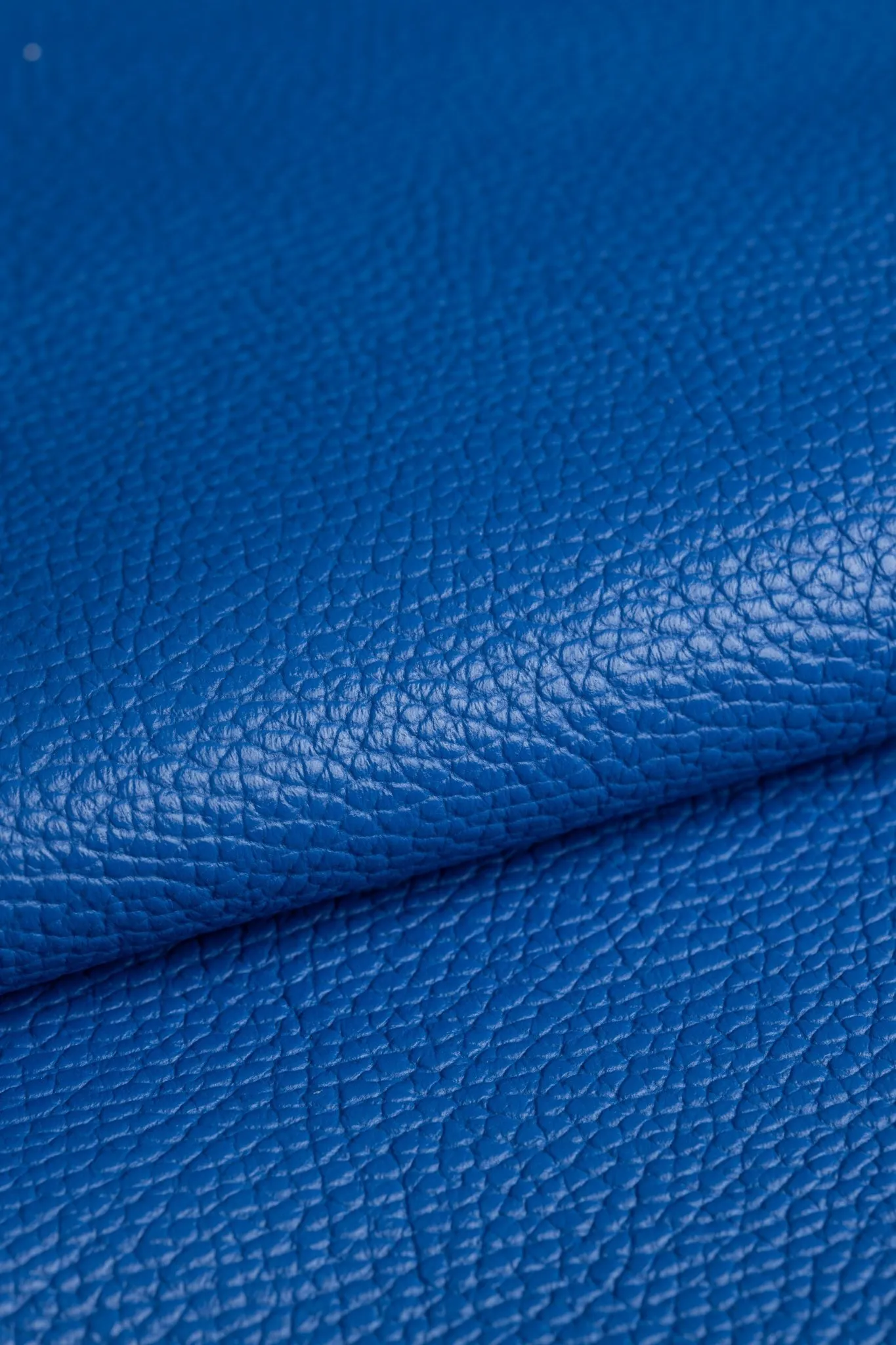 CHWOST - skórzany brelok do torebki - kobalt