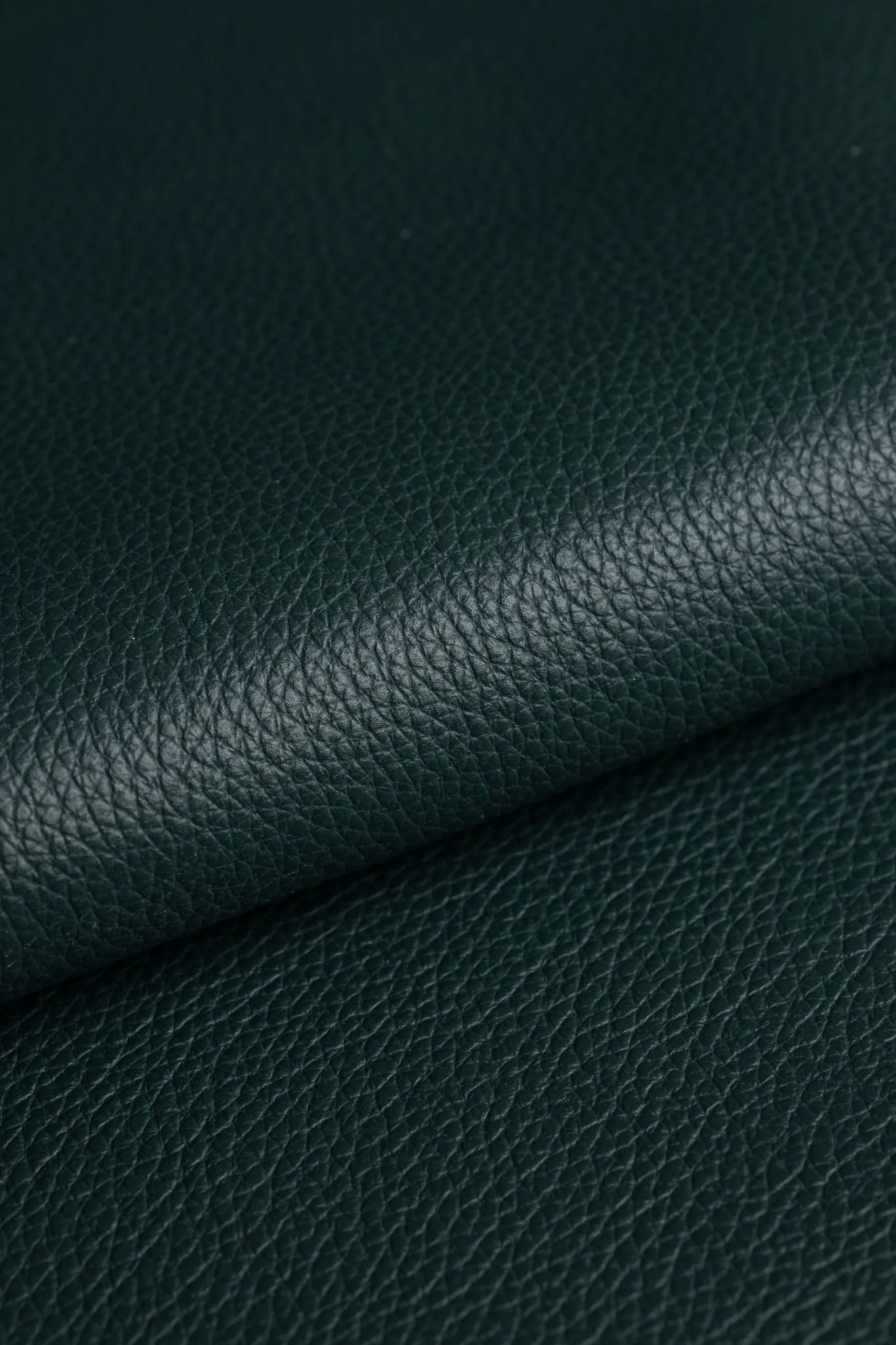 CHWOST - skórzany brelok do torebki - zielony butelkowy