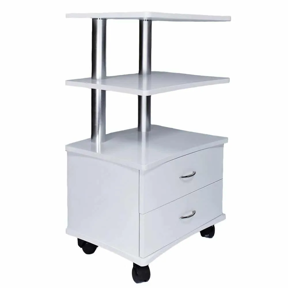 Stolik kosmetyczny 3 półki 2 szuflady TS