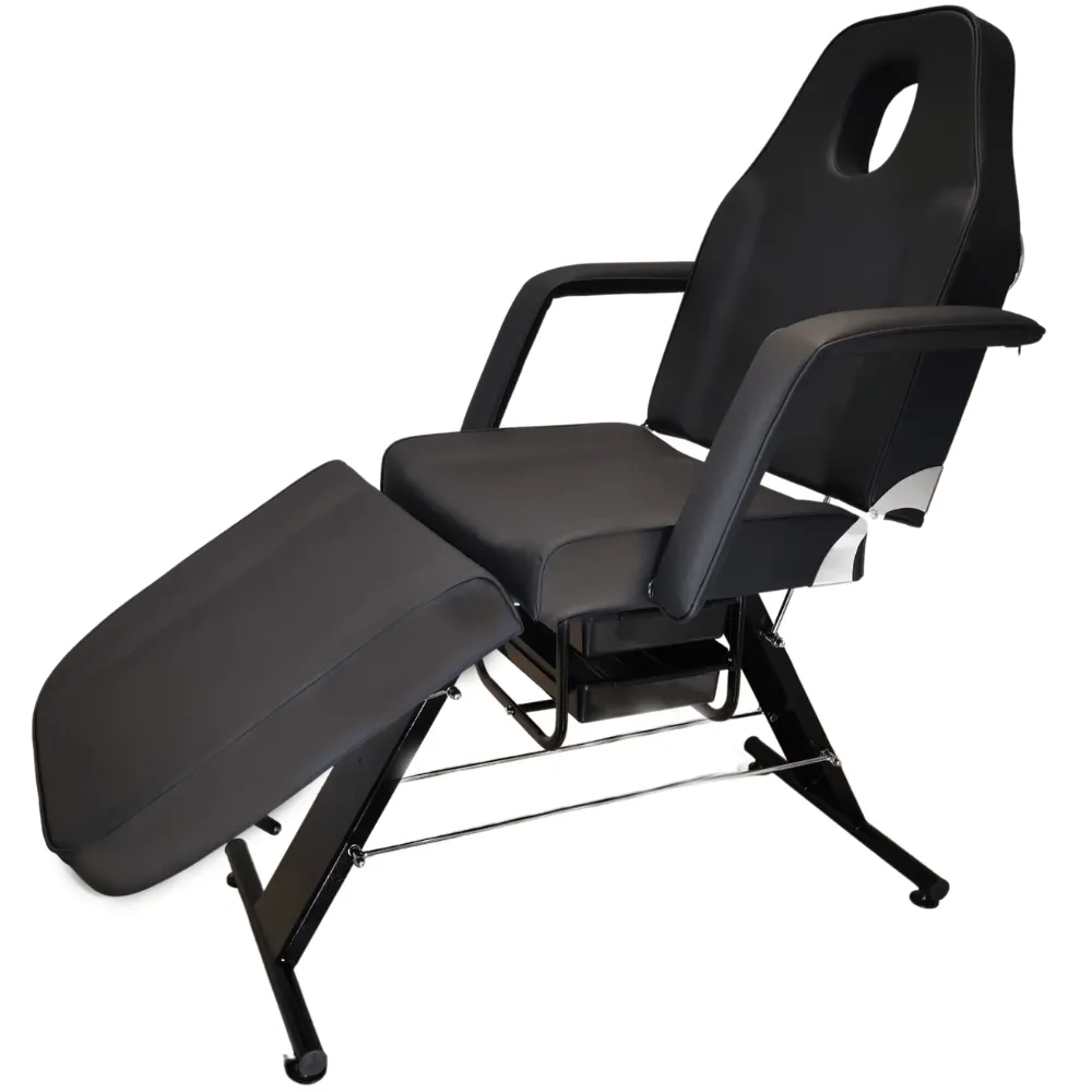 Fotel z kuwetami BASIC czarny