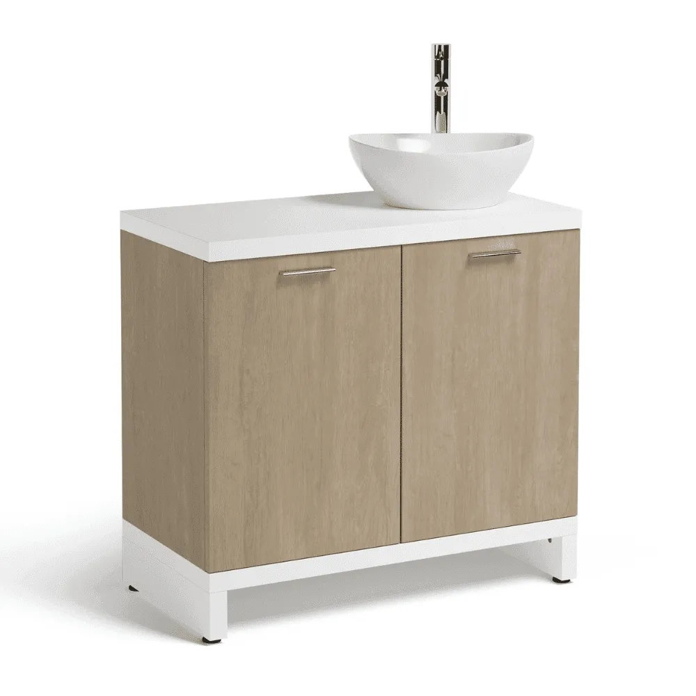 Szafka kosmetyczna ET-NO H2O 90 z umywalką