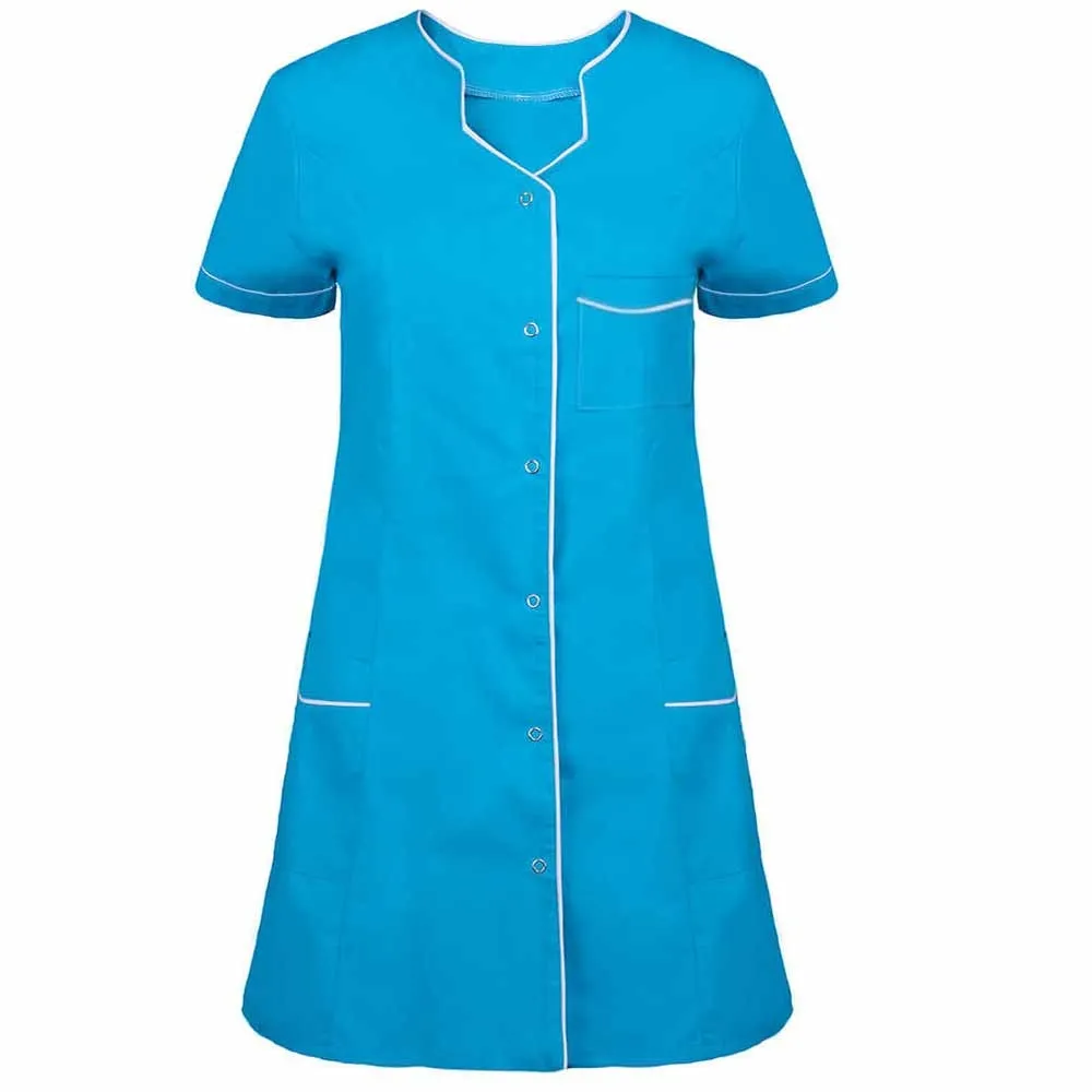 Tunika kosmetyczna zapinana na napy