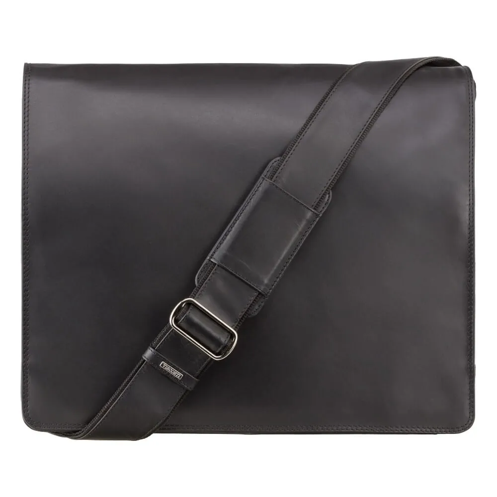 Duża torba na ramię Visconti Harvard V-16054 XL - czarna