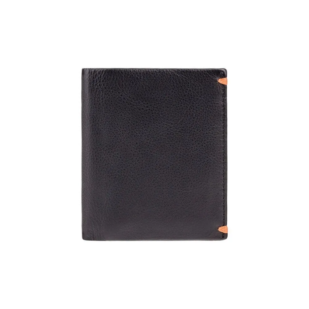 Cienka banknotówka męska Visconti AP-60 RFID - pomarańczowa