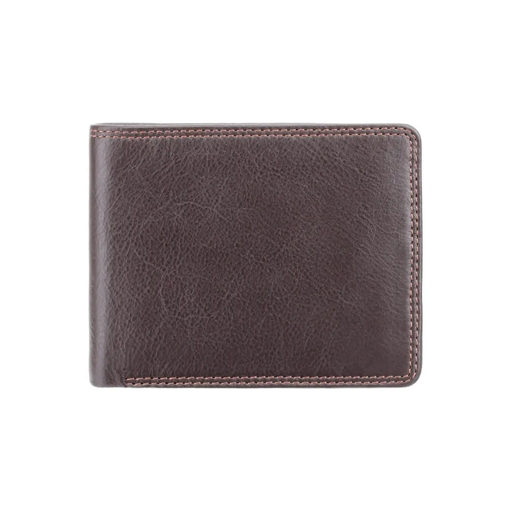 Klasyczny portfel męski Visconti Heritage HT-7 - brązowy