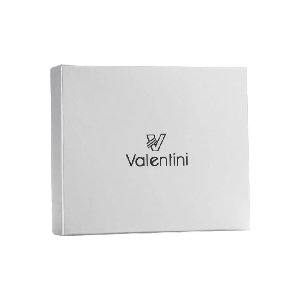 Czarny skórzany portfel damski Valentini Ferrari Black 154-297