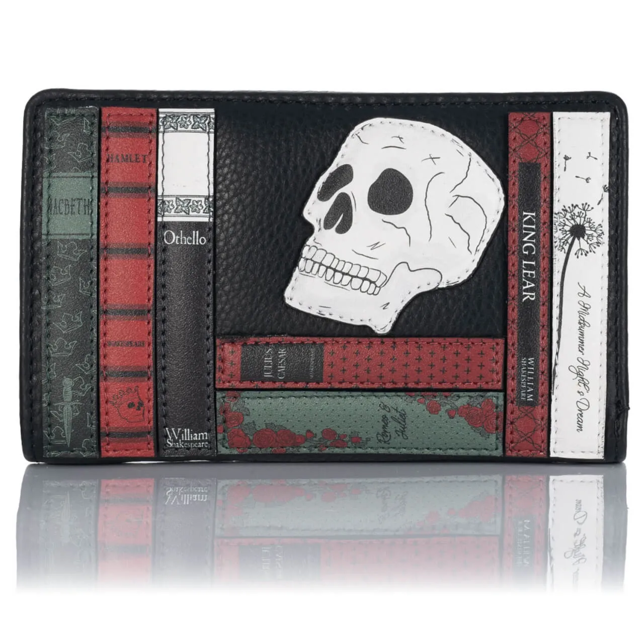 Czarny portfelik damski Literatura Klasyczna Yoshi Y1089