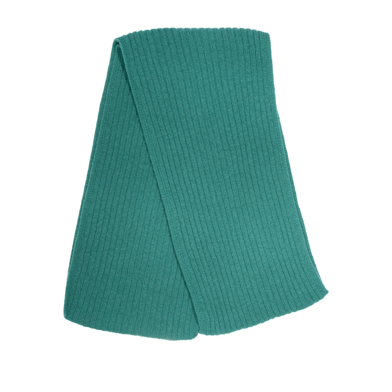 Zielony wełniany szalik męski SWA-009