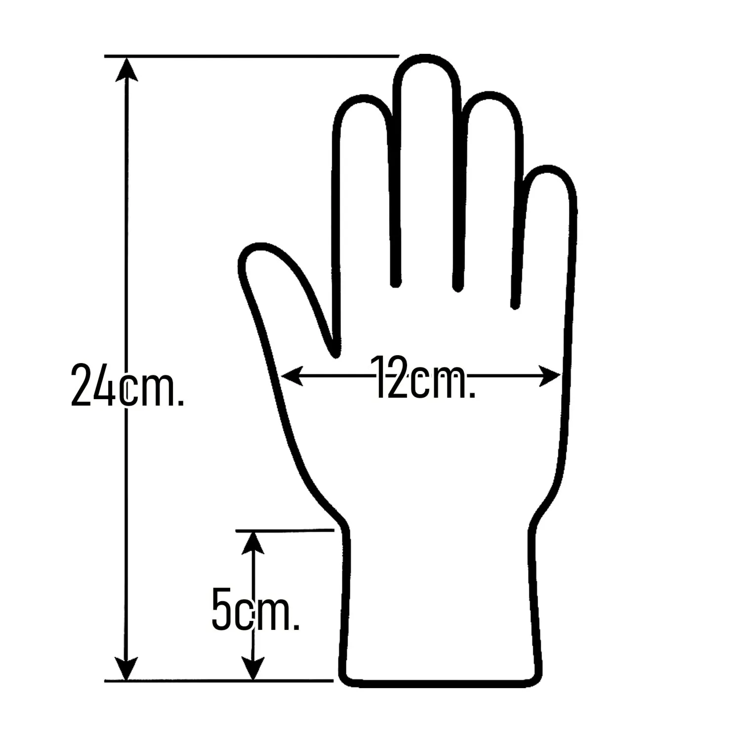 Granatowe wełniane rękawiczki zimowe RWA-005