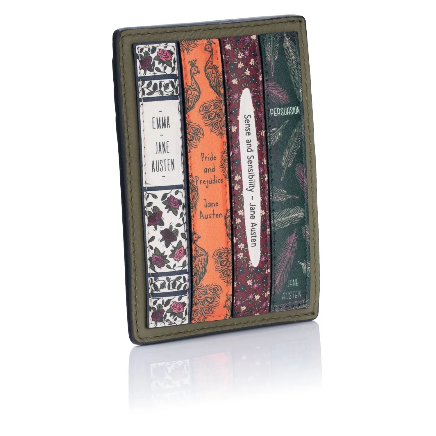 Skórzane etui na karty Jane Austen Yoshi Y1213