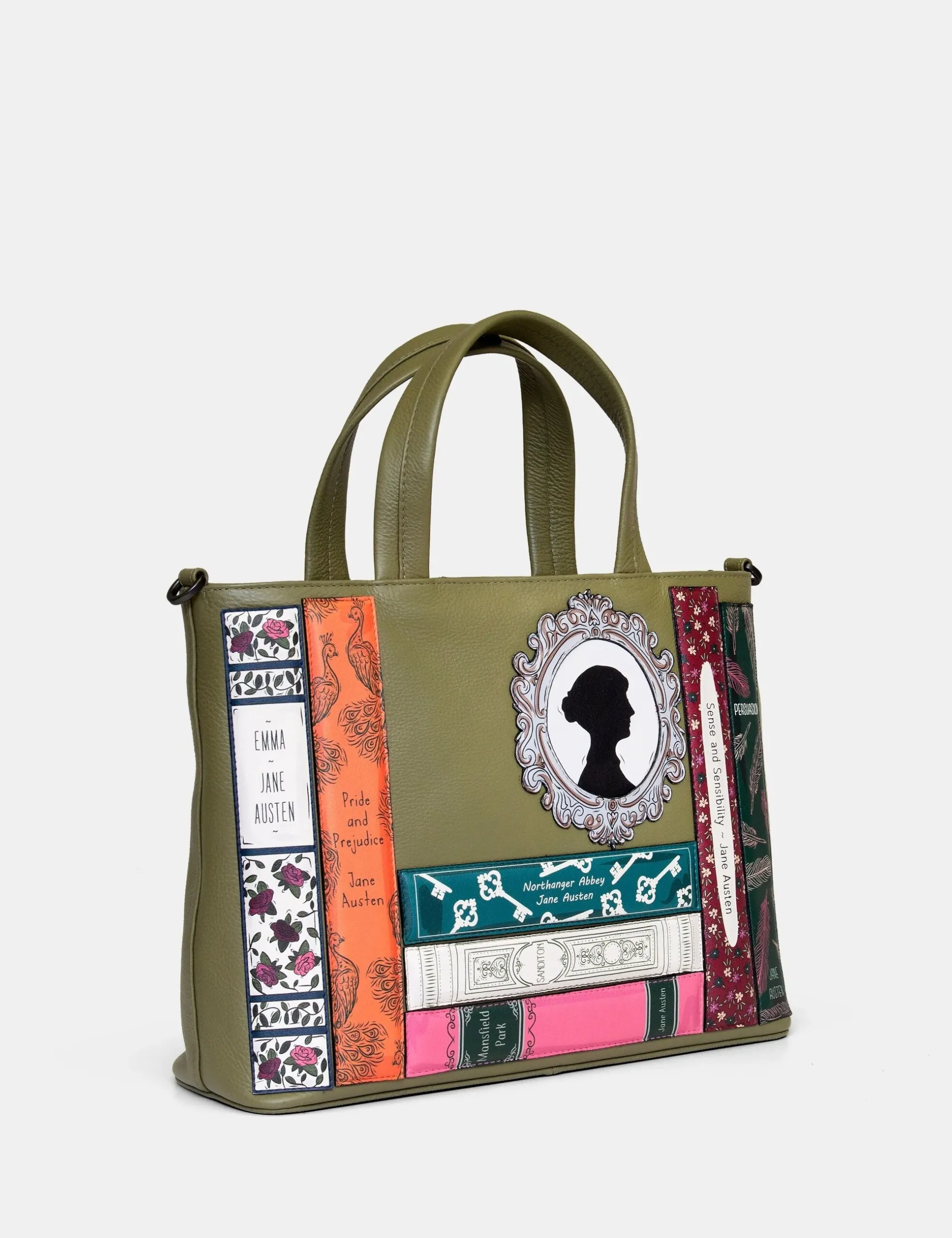 Torebka shopperka damska Jane Austen Yoshi YB26 - oliwkowa