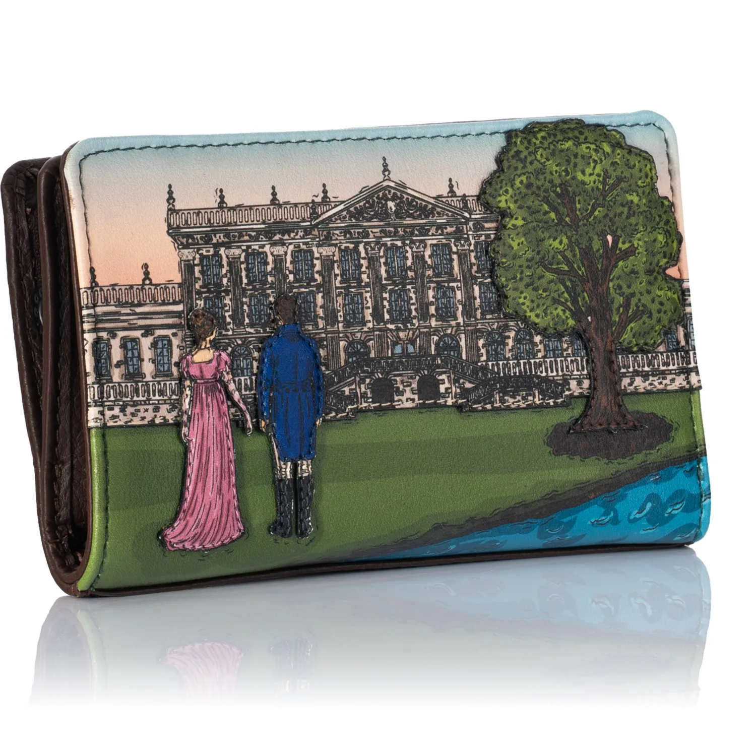 Skórzany portfel damski Pemberley Jane Austen Yoshi Y1089