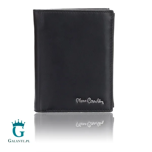 Pionowy portfel męski Pierre Cardin TILAK09 326 z RFID