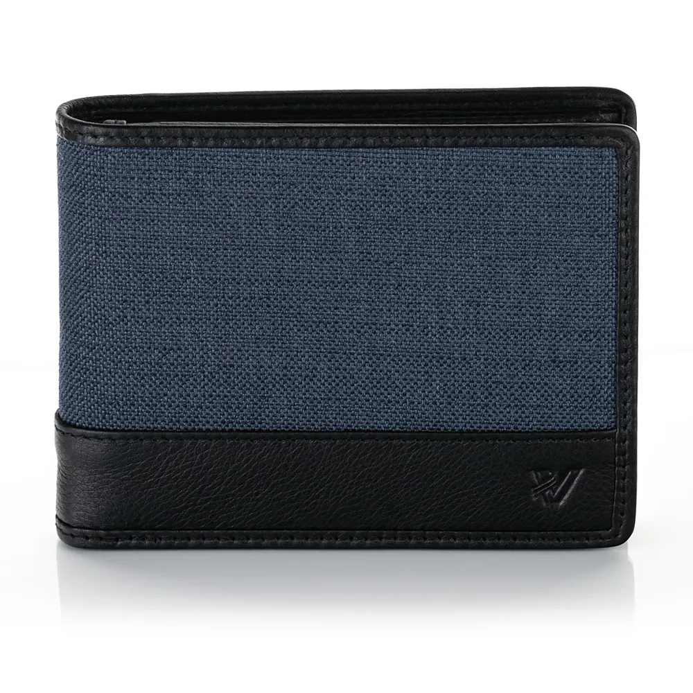 Pojemny portfel męski Valentini Fusion 105-209 - Navy