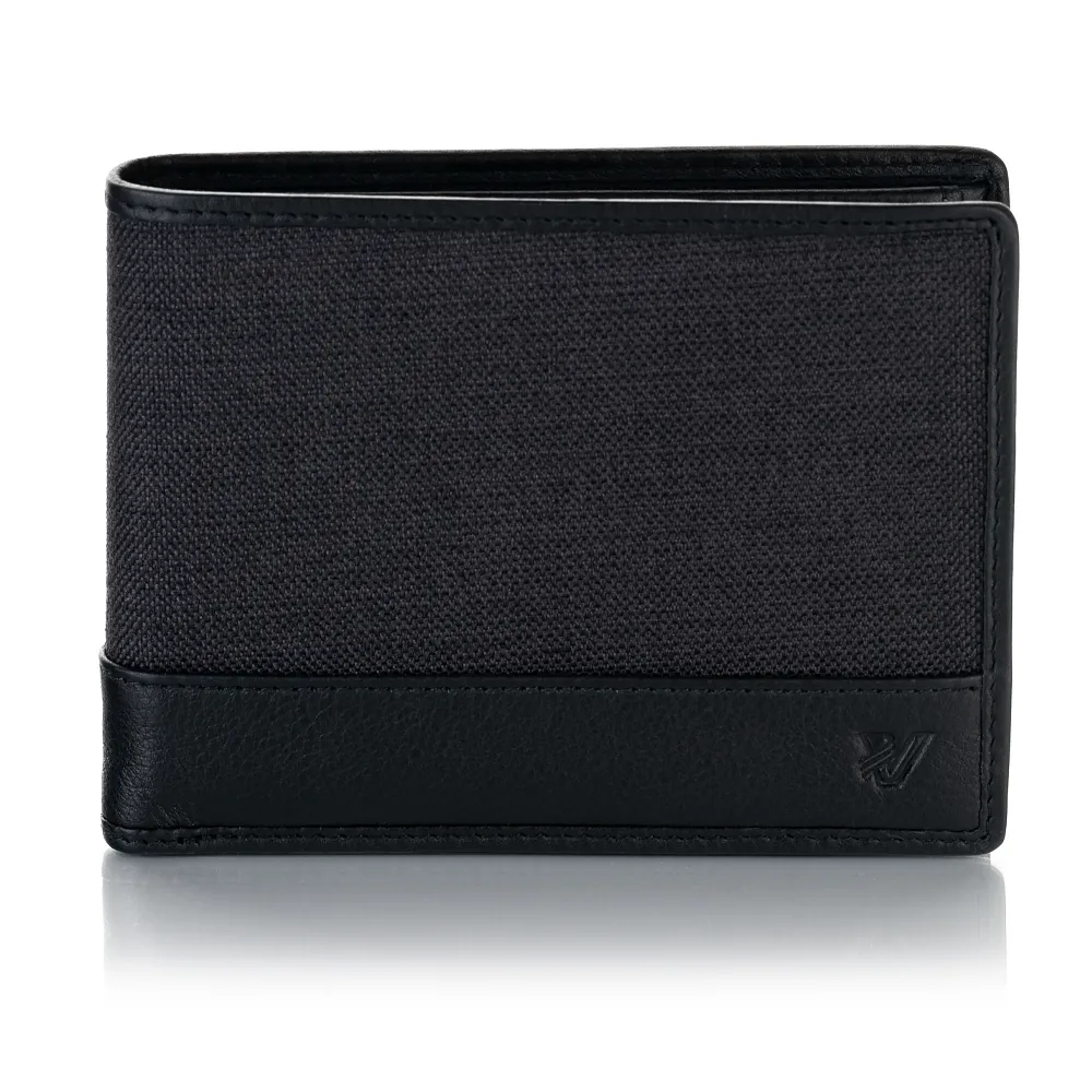 Portfel męski Valentini Fusion 105-274 - Czarny