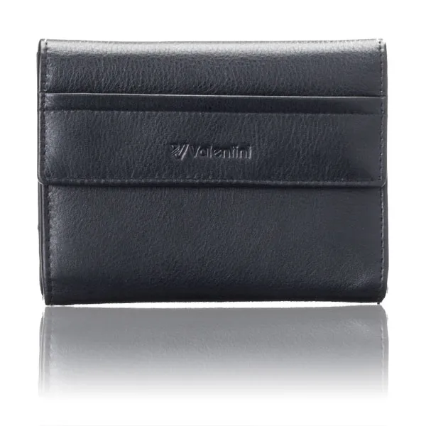 Mały damski portfel Valentini 154-264 - czarny