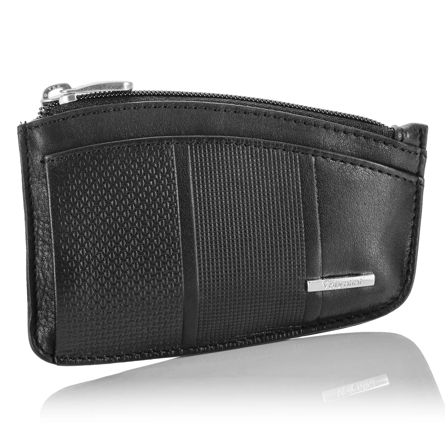 Skórzane etui na klucze Valentini 157-525 - czarne