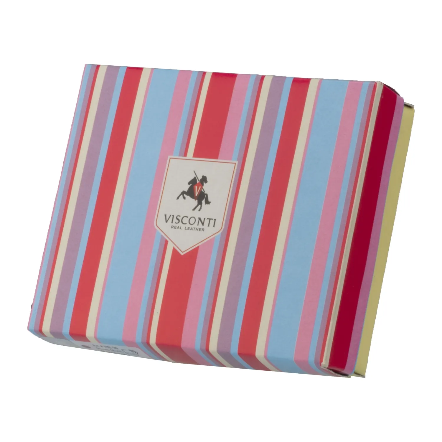 Kolorowy portfelik skórzany Visconti RB-53 RFID - limonkowy