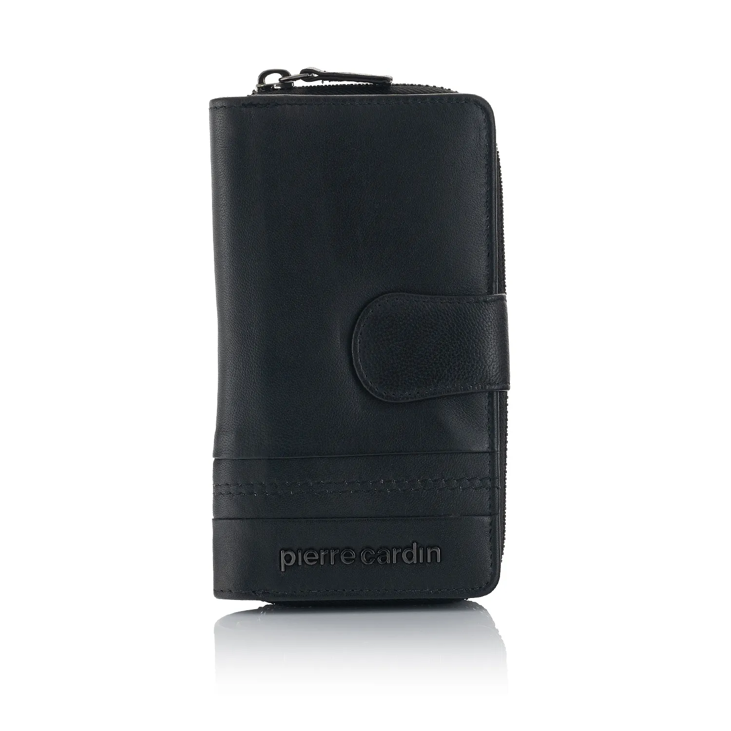 Portfel damski Pierre Cardin ze skóry naturalnej TILAK130 2202 - czarny