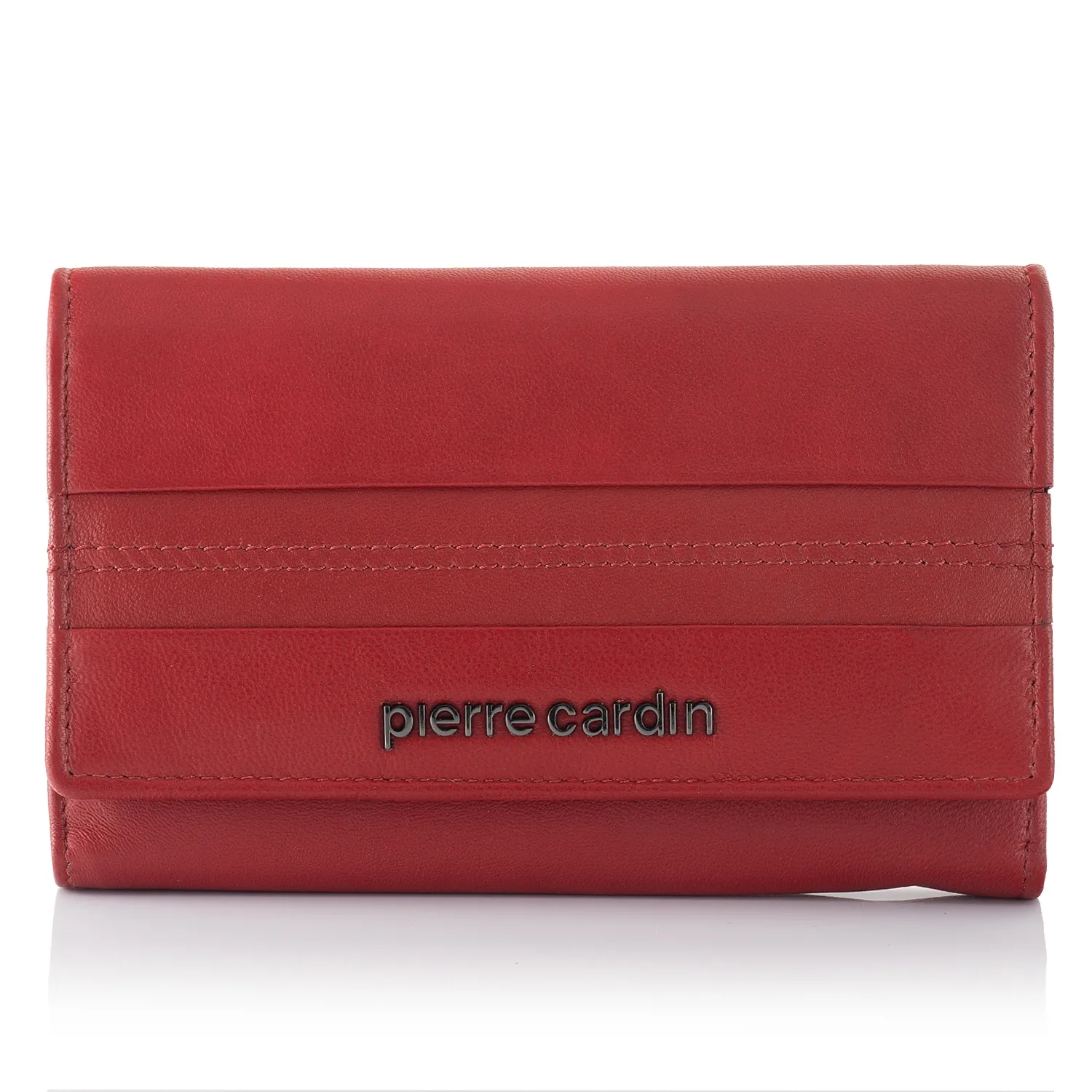 Portfel damski Pierre Cardin ze skóry naturalnej TILAK130 455 - czerwony