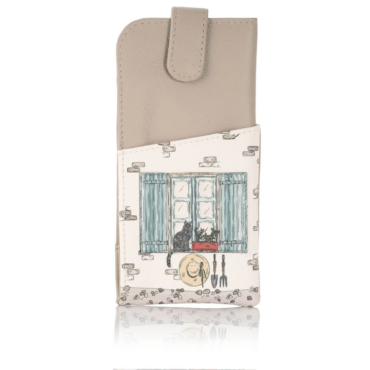 Skórzany futerał na okulary Wiejski Domek Yoshi Y4309