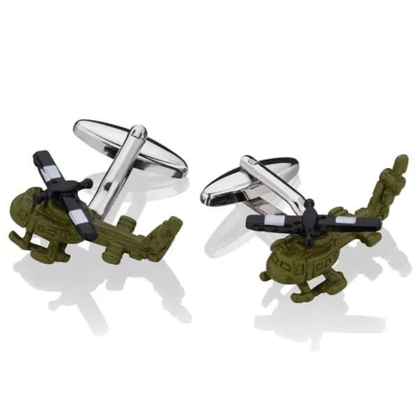 Spinki do mankietów X2 Helikopter UH-1