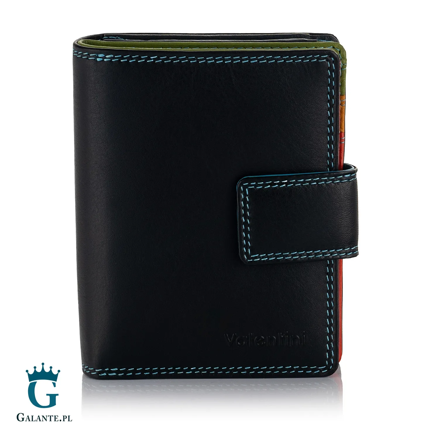 Mały kolorowy portfel damski Valentini 123-548