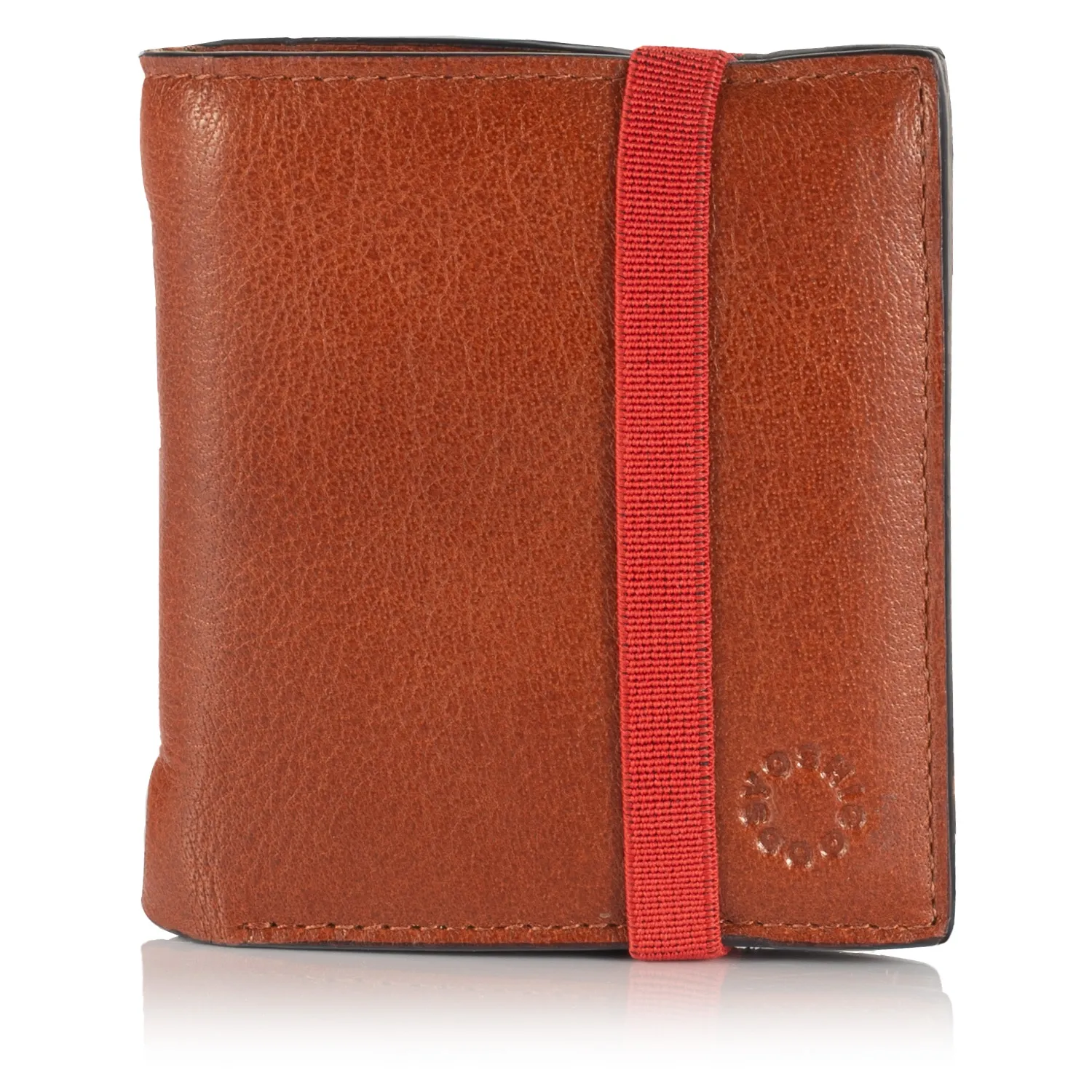 Portfel męski z elastyczną opaską Yoshi Y2035 - brązowy