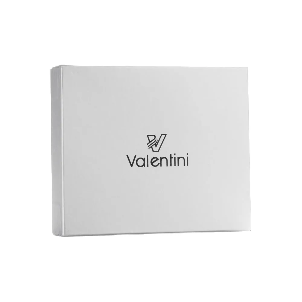 Mały portfel damski z miękkiej skóry Valentini 154-263 - czarny