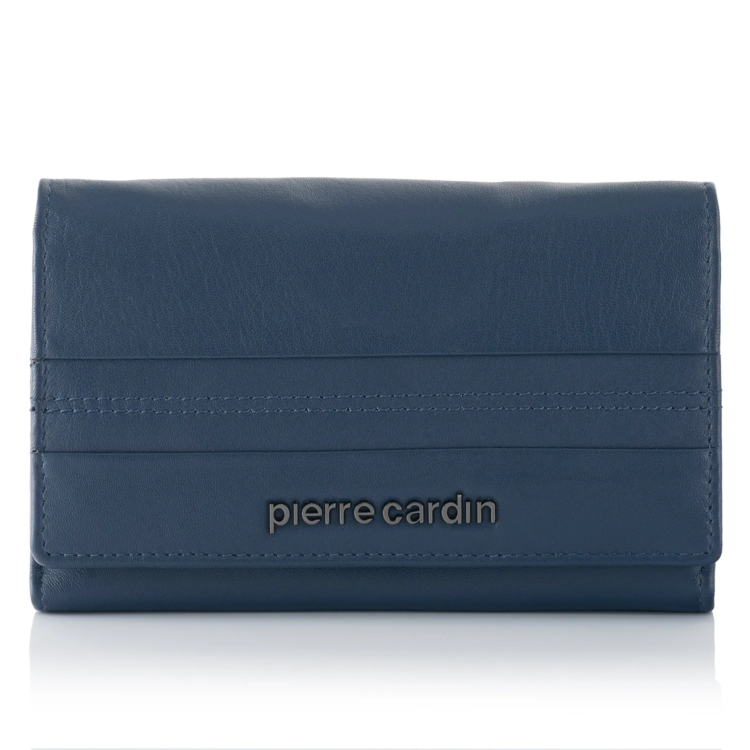 Portfel damski Pierre Cardin ze skóry naturalnej TILAK130 455 - niebieski